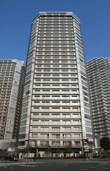 Hoogbouw condominium in Yokohama Minatomirai 21, Japan — Stockfoto