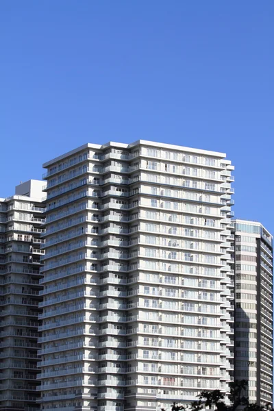Apartamentos de gran altura en Yokohama Minatomirai 21, Japón — Foto de Stock