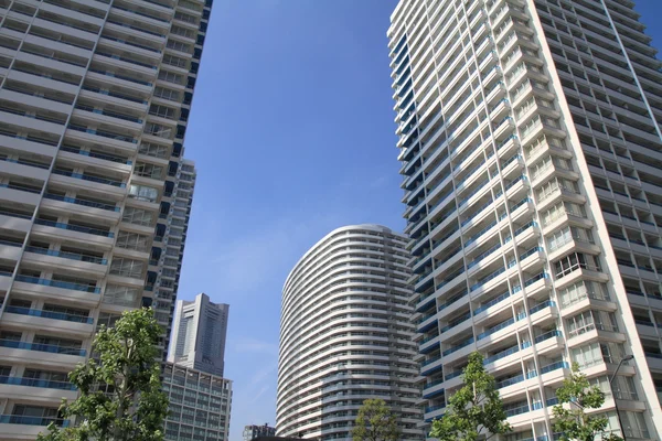 Condomínio em Yokohama Minatomirai 21, Japão — Fotografia de Stock