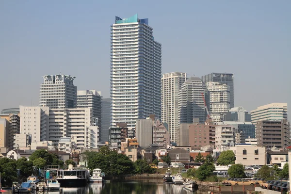 Hochhaus-Eigentumswohnung in yokohama minatomirai 21, Japan — Stockfoto