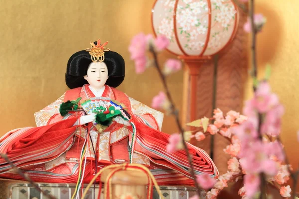 Boneca Hina (Boneca tradicional japonesa ) — Fotografia de Stock