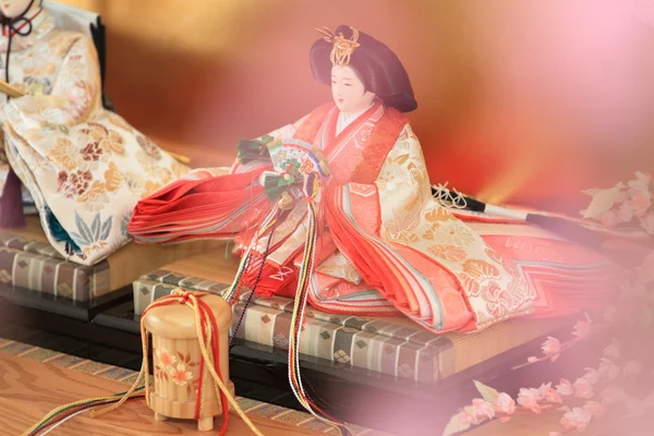 Hina doll (японська традиційна лялька).) — стокове фото