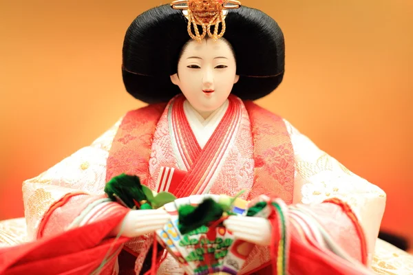 Hina Puppe (traditionelle japanische Puppe)) — Stockfoto
