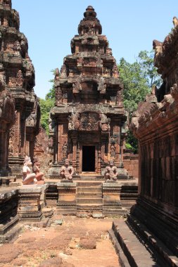 Banteay Srei içinde Angkor, Siem Reap, Kamboçya