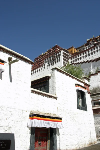 Pałac Potala w Tybecie, Chińskiej Republiki Ludowej — Zdjęcie stockowe