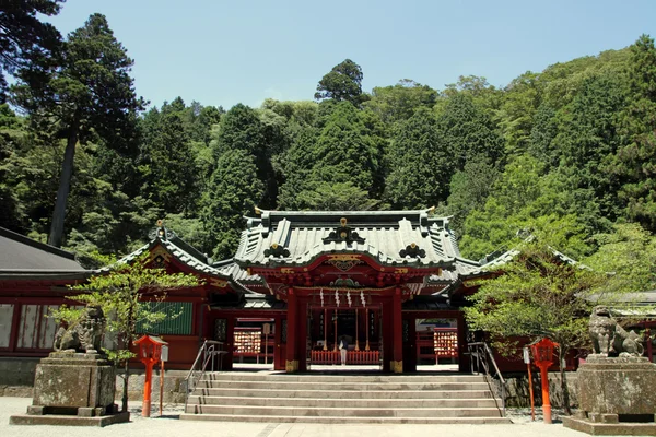 Santuário de Hakone em Hakone, Kanagawa, Japão — Fotografia de Stock