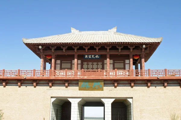 Yangguan Pass in dunhuang, Volksrepublik China — Stockfoto