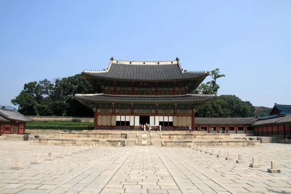 Changdeokgung pałacu w Seulu, Korea Południowa — Zdjęcie stockowe