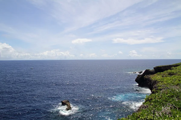 Falésias em Saipan, Ilhas Marianas do Norte — Fotografia de Stock