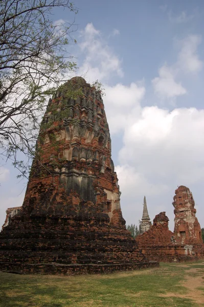 Wat Mahathat-Ayutthaya, Thaiföld — Stock Fotó