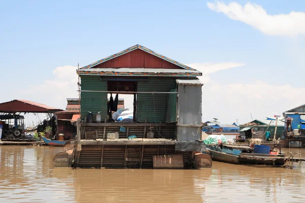 Lago Tonle Sap en Siem Reap, Camboya — Foto de Stock