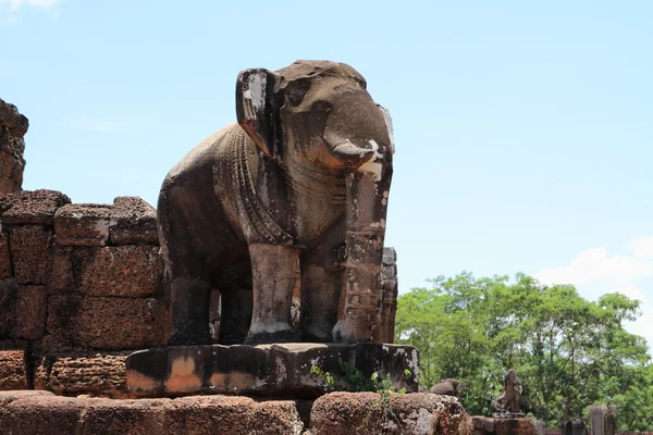 Elephant image at East Mebon in Angkor, Siem Reap, Cambodia — Stock Photo, Image