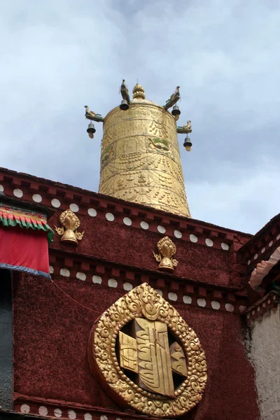 Κουδούνι ναό Jokhang ναός, Θιβέτ, Λαϊκής Δημοκρατίας της Κίνας — Φωτογραφία Αρχείου