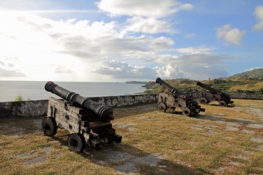 Fort Nuestra Senora de la Soledad in Guam, Micronesia clipart