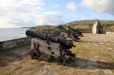 Fort Nuestra Senora de la Soledad in Guam, Micronesia clipart