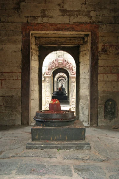 Linga op Pashupatinath in Kathmandu, Nepal — Stockfoto