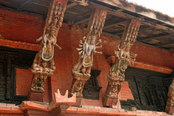 Bůh na královský palác v Pátan, Nepál — Stock fotografie