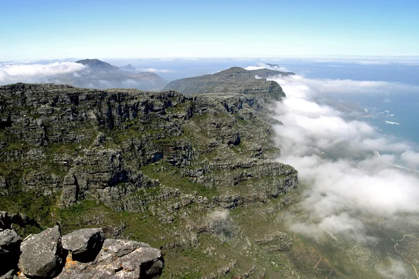 View from top of Table Mountain in Cape Town, South Africa — Stock Photo, Image