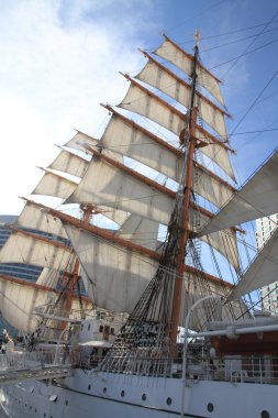 Nippon maru, yokohama, Japonya gemi yelken