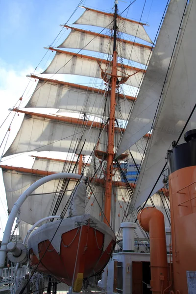 Nippon maru, żaglowca w yokohama, Japonia — Zdjęcie stockowe