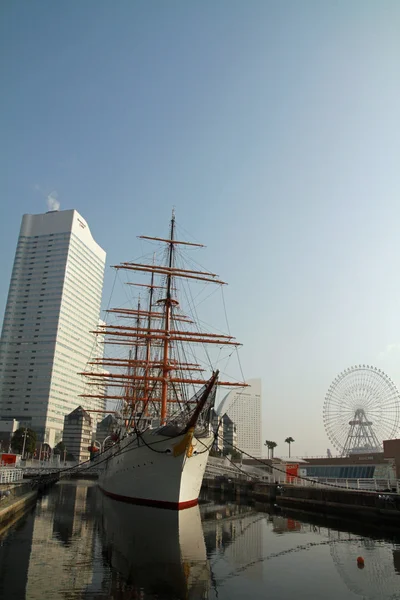 Nippon maru, sailing ship in yokohama, Japan — Stock Photo, Image