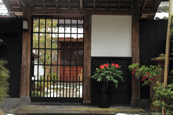 Shiomi nawate street (cidade do castelo) em Matsue, Shimane, Japão — Fotografia de Stock