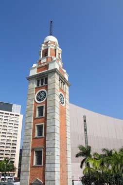 hong Kong'daki Tsim sha tsui Saat Kulesi