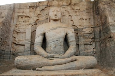 Polonnaruwa, Sri Lanka 'da Gal Vihara (Buda heykeli)