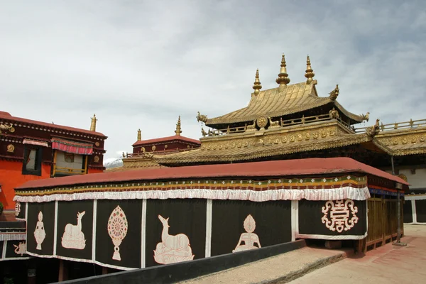 Jokhangtempel in Tibet, de Volksrepubliek China — Stockfoto