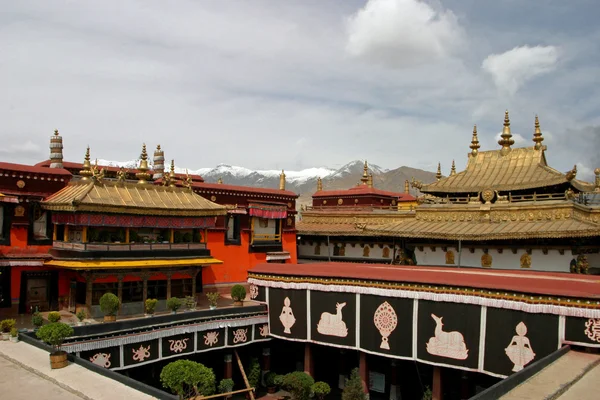 Świątynia Jokhang w Tybecie, Chińskiej Republiki Ludowej — Zdjęcie stockowe