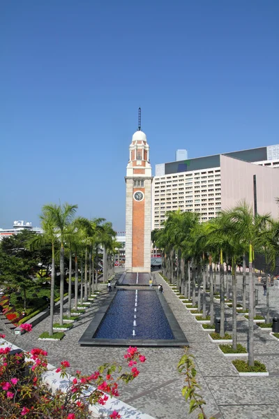 Tsim sha tsui klokkentoren in hong kong — Stockfoto