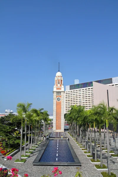 Tsim sha tsui klokkentoren in hong kong — Stockfoto
