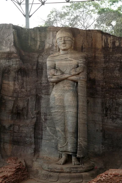 Gal Vihara (statua di Buddha) a Polonnaruwa, Sri Lanka — Foto Stock