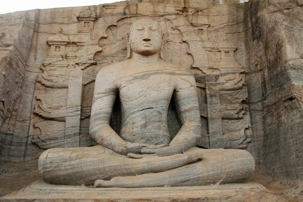 Gal Vihara (Buddha statue) in Polonnaruwa, Sri Lanka — Stock Photo, Image