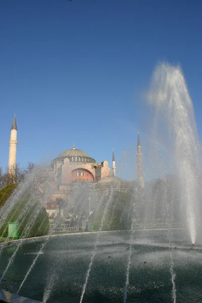 Αγία Σοφία σε ιστορικές περιοχές: Κωνσταντινούπολη, Τουρκία — Φωτογραφία Αρχείου