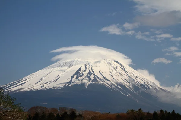 Mt. Fuji, Nézd a Yamanakako, Yamanashi, Japán — Stock Fotó