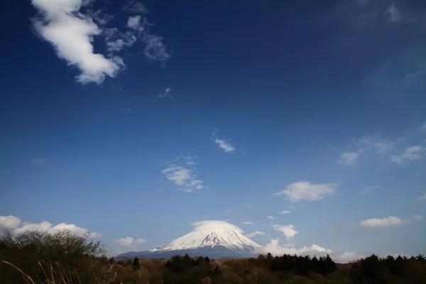 Όρος Φουτζιγιάμα, θέα από Yamanakako, Yamanashi, Ιαπωνία — Φωτογραφία Αρχείου