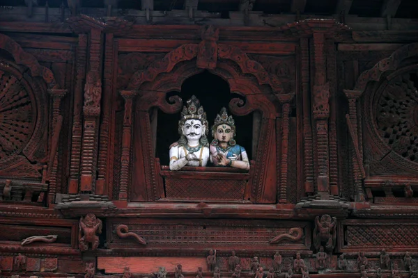 Shiva-Parvati tempel in Durbar square, Nepal, Kathmandu, Nepal — Stockfoto