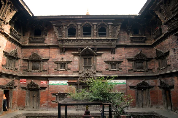 Kumari Bahal in piazza Durbar, Kathmandu, Nepal — Foto Stock