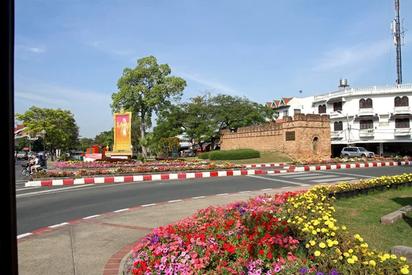 Chiang Mai, Tayland 'da Suan Dok kapısı — Stok fotoğraf