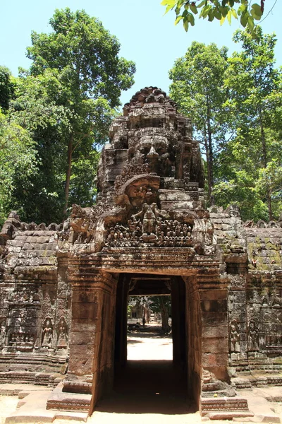 Nyugati gopuram, Ta Som-Angkor-Siem Reap, Kambodzsa — Stock Fotó