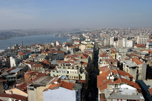 Landscape of Istanbul, Turkey from Galata tower — Stock Photo, Image