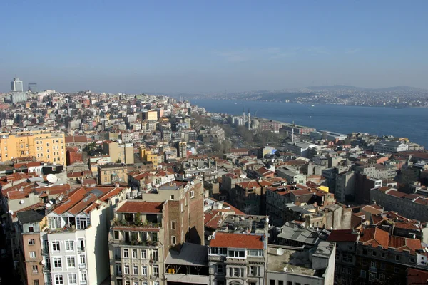 Landscape of Istanbul, Turkey from Galata tower — Stock Photo, Image