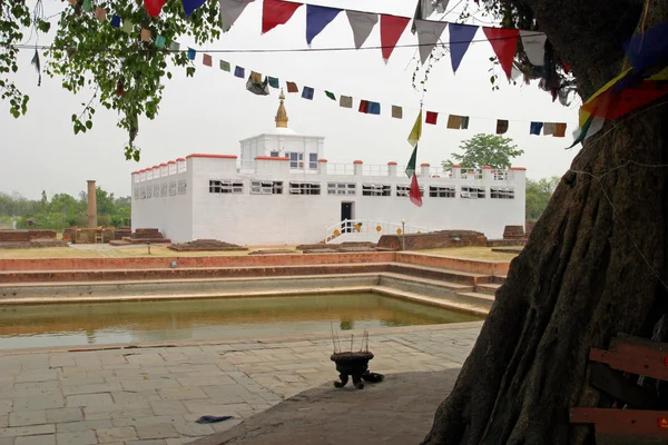 Ναός Μάγια Ντέβι στο Λουμπίνι του Νεπάλ — Φωτογραφία Αρχείου