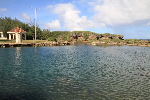 Inarajan természetes medence, Guam, Mikronézia. — Stock Fotó