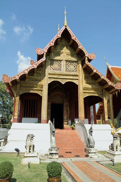 Wat phra singh w chiang mai, Tajlandia — Zdjęcie stockowe