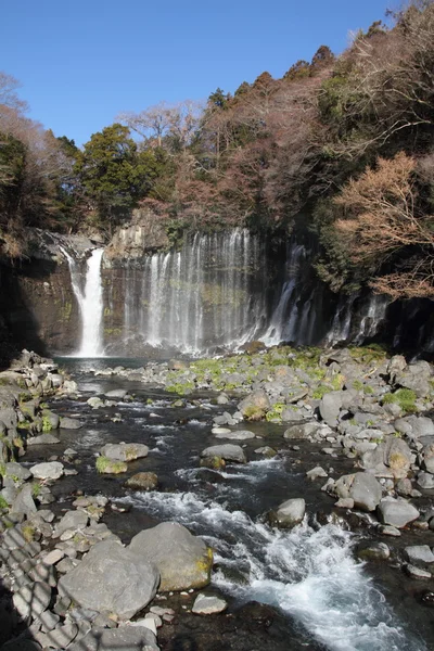 Shiraito no taki (falls) en Shizuoka, Japón — Foto de Stock
