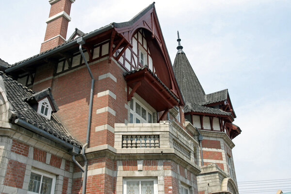 Russian street in Dalian, People's Republic of China