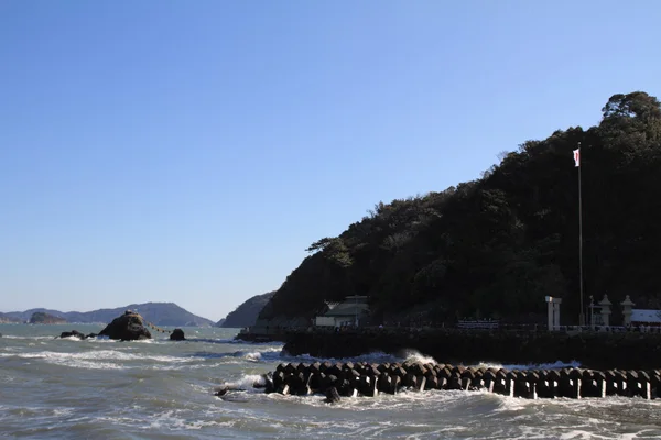 Meoto Iwa (amado e amado um rock) em Ise, Mie, Japão — Fotografia de Stock