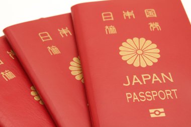 Çeşitli Japon pasaportu